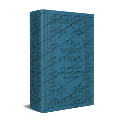 LE NOBLE CORAN - Edition Bilingue de luxe Bleu [Arabe/Français]